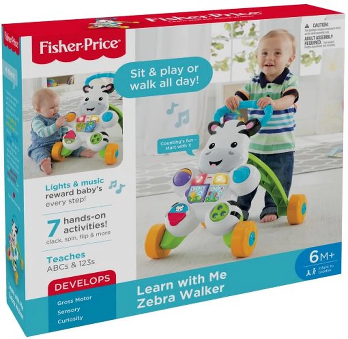 Mattel Zebra Driewieler - Multikleur