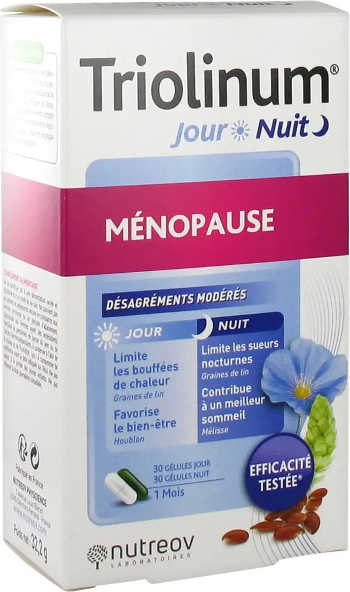 Nutreov Triolinum Menopause Dag & Nacht 60 Capsules