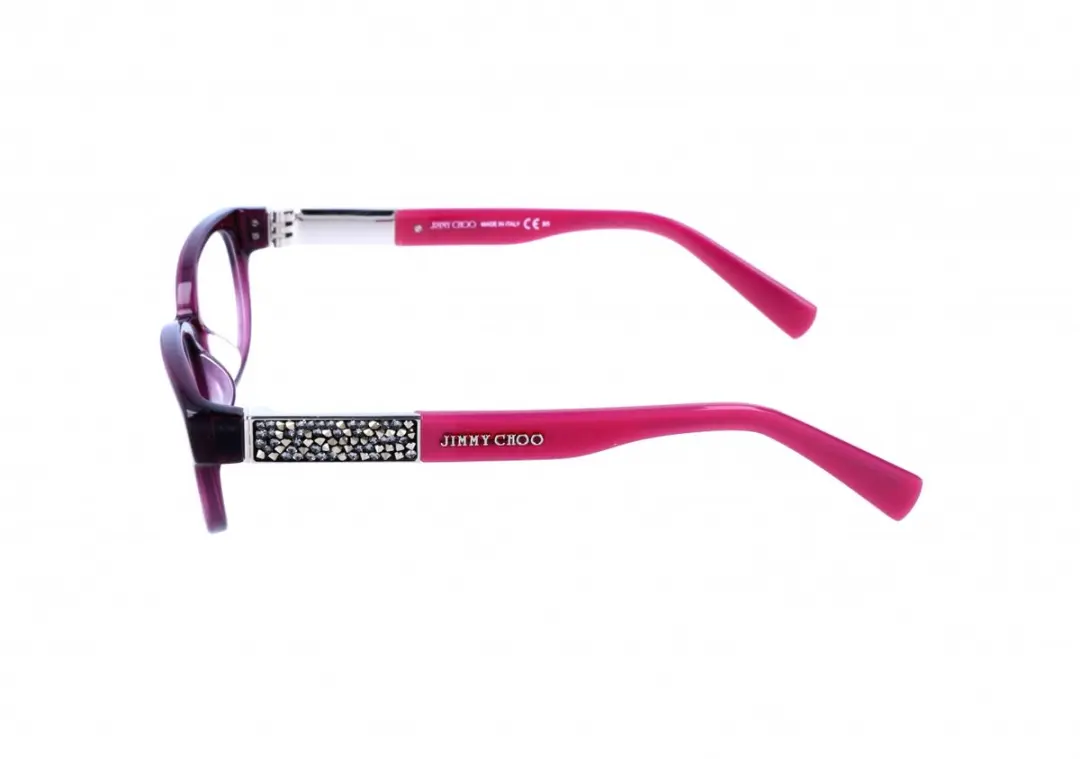 Jimmy Choo JC114/F Brilmontuur - Transparant paarsroze