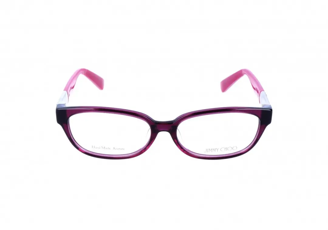 Jimmy Choo JC114/F Brilmontuur - Transparant paarsroze