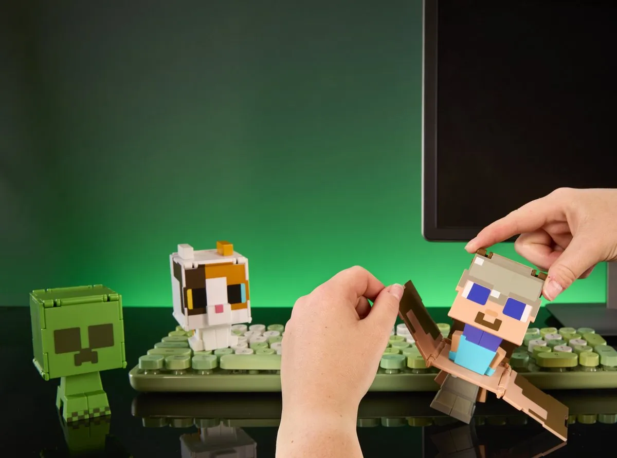 Mattel Minecraft Flippin Figs Assorti - 4 Spelers