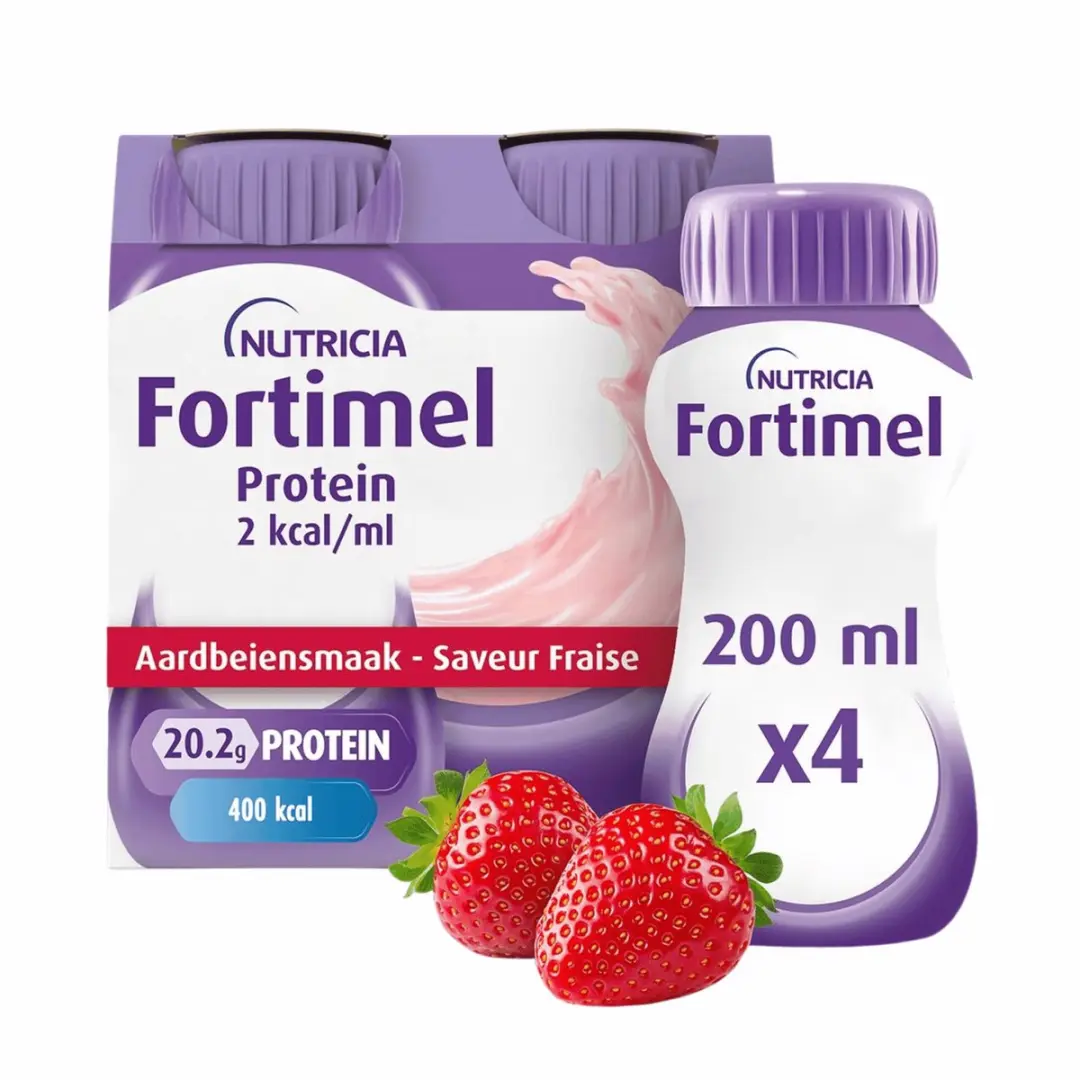 Nutricia Fortimel Extra Aardbei 200ml