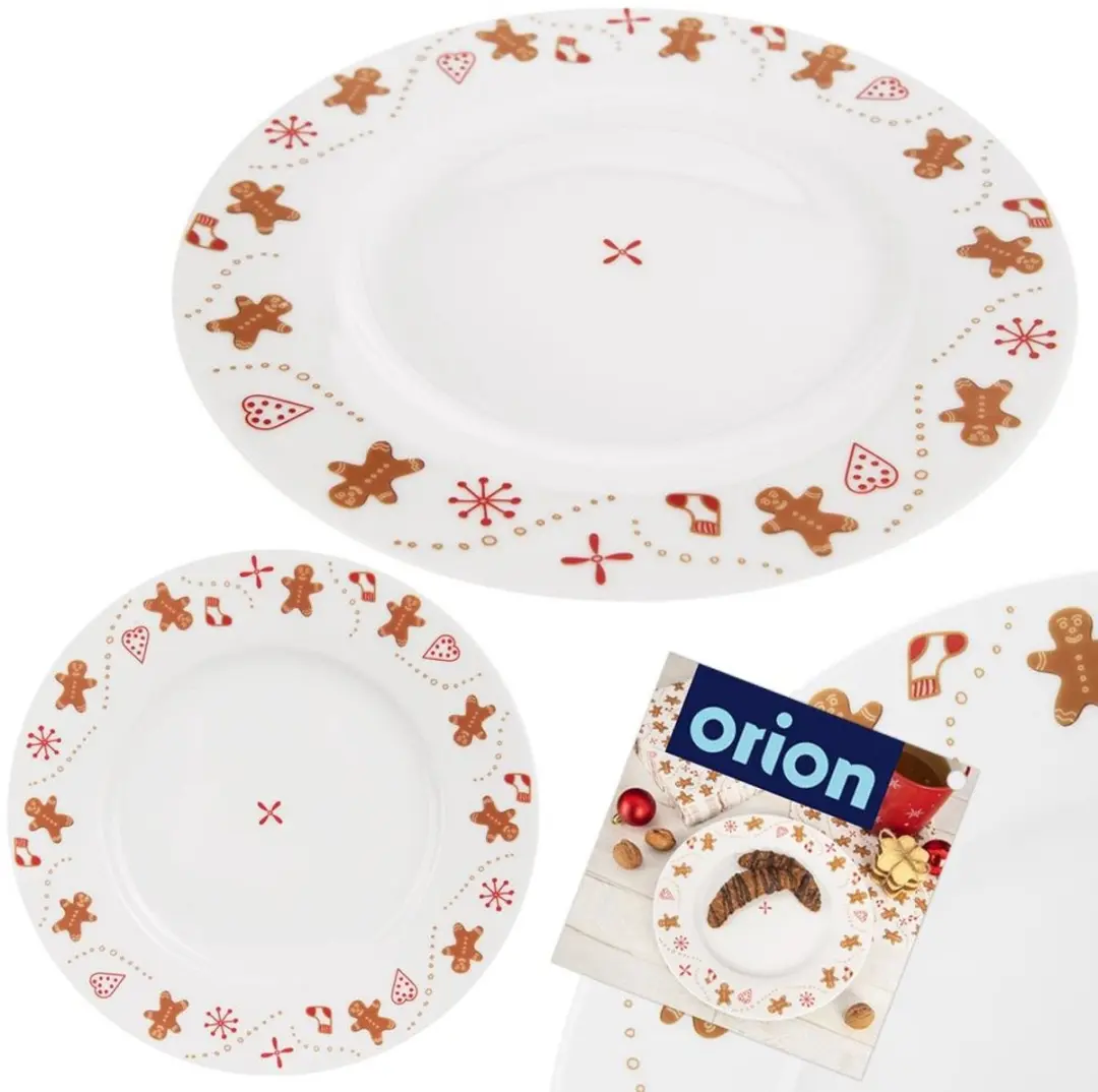 Orion Porseleinen Dessertschaal 20cm - Plavormig - Wit