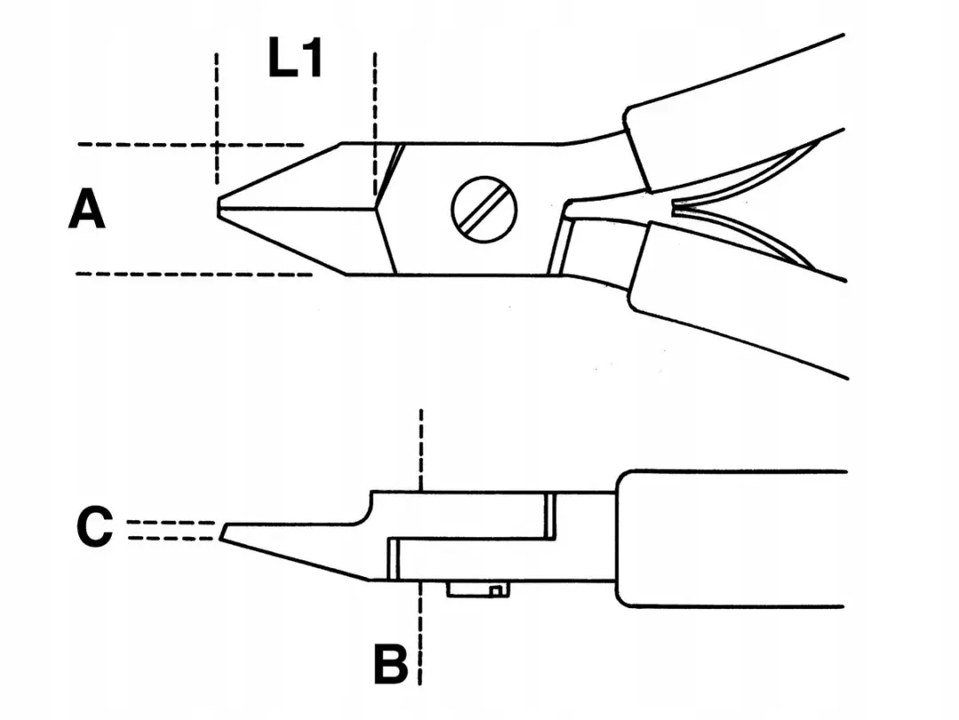 Beta Zijnijtang 120mm Composiet Handvat