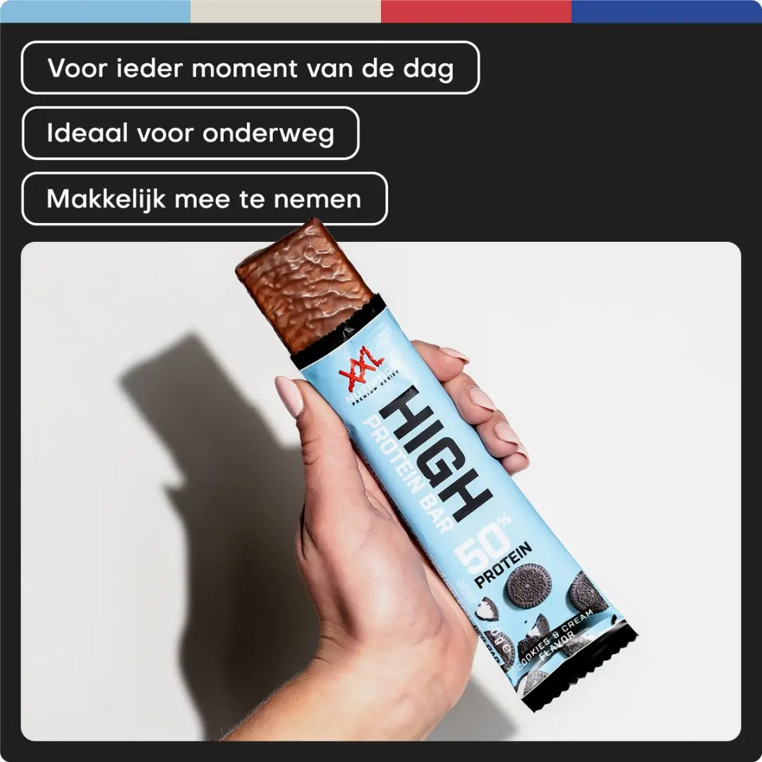 XXL Nutrition High Protein Bar 2.0 Cookies & Cream - 20 Stuks