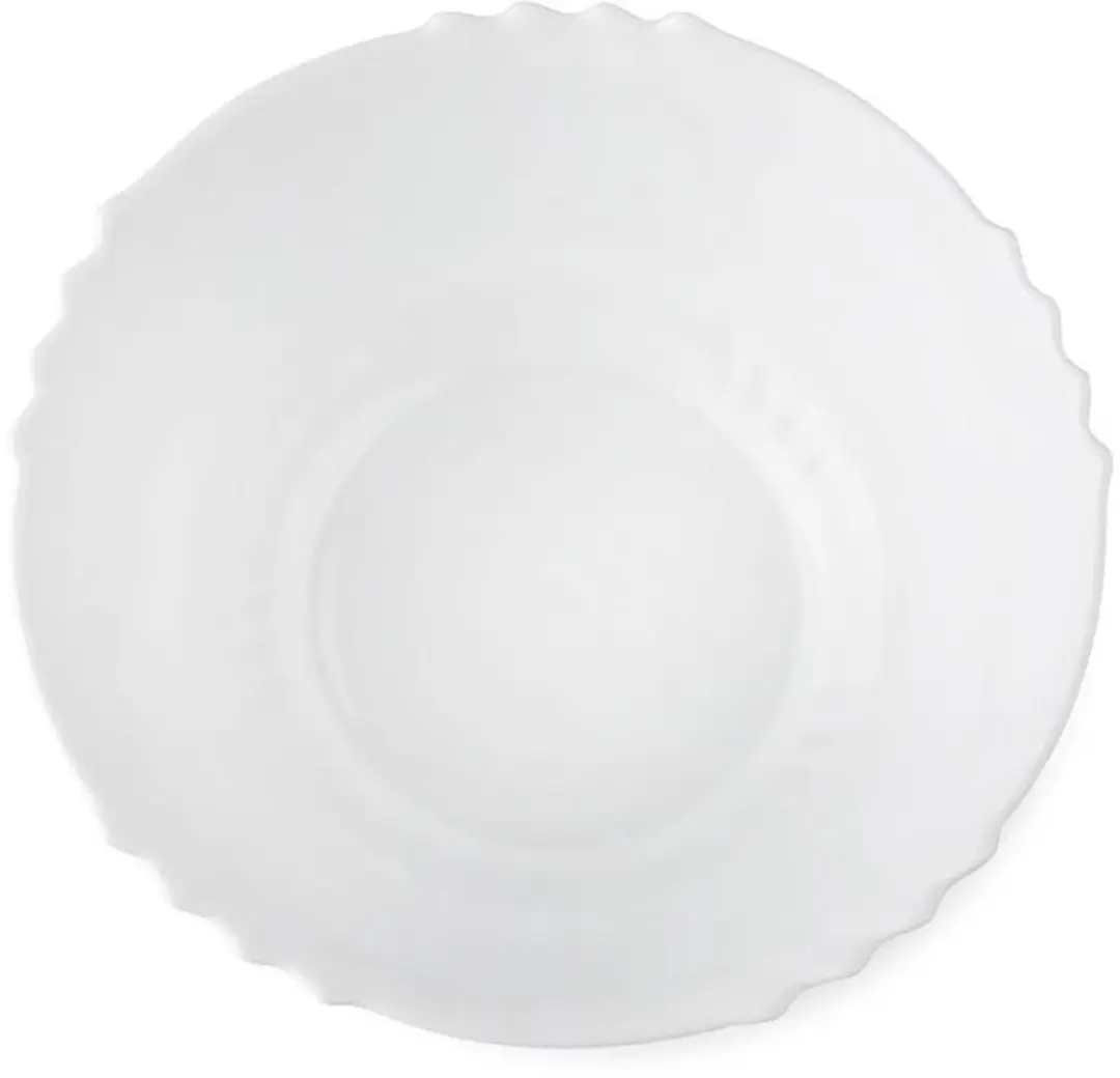 Bormioli Rocco Ebro Slakam 23cm - Gelaard Glas - Wit