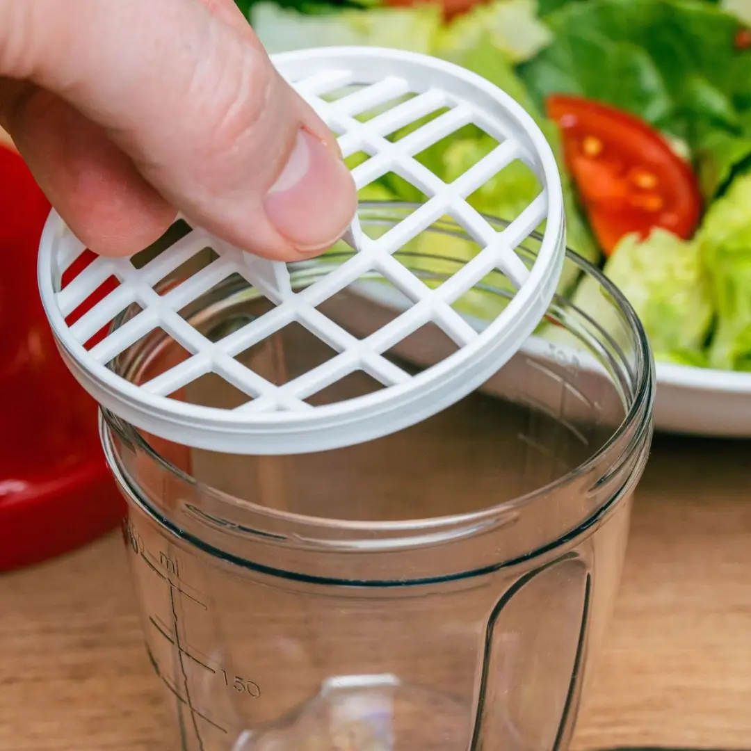 Westmark Salad Dressing Shaker 0.25L - Rood/Doorziend