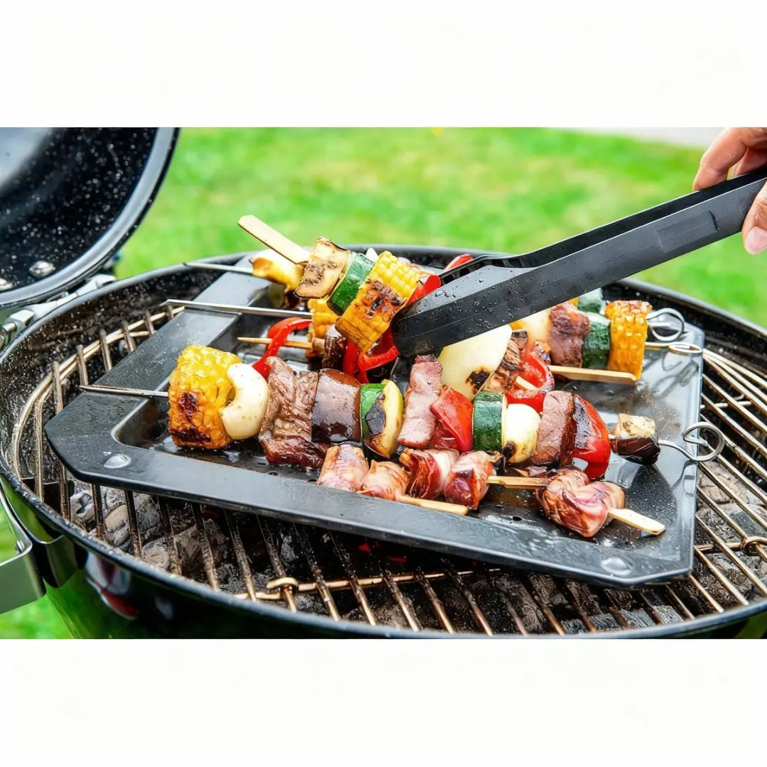 Fackelmann Barbecue Tang 32,5cm - Zwart - afbeelding 2 van 6