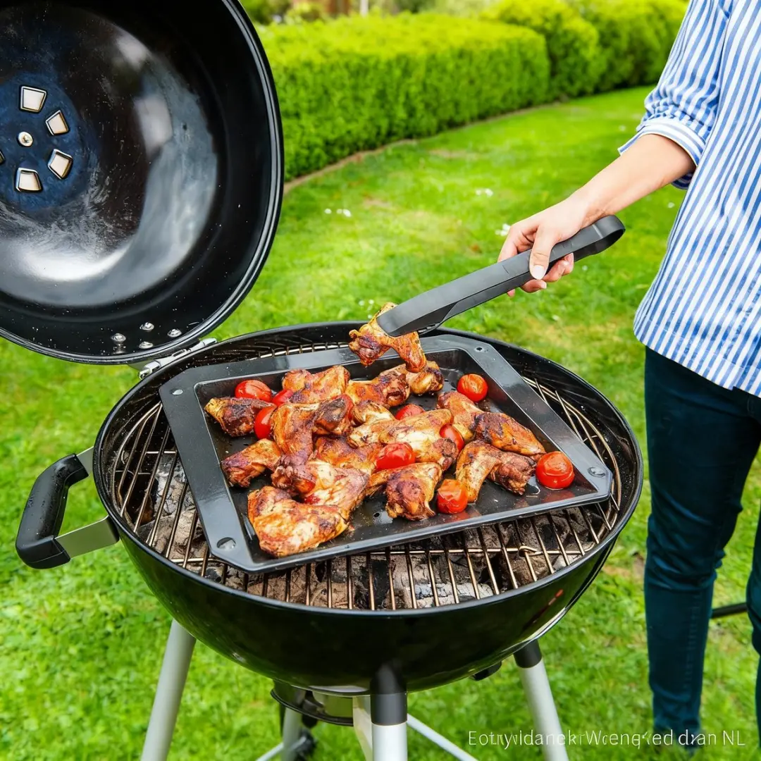Fackelmann Barbecue Tang 32,5cm - Zwart - afbeelding 5 van 6
