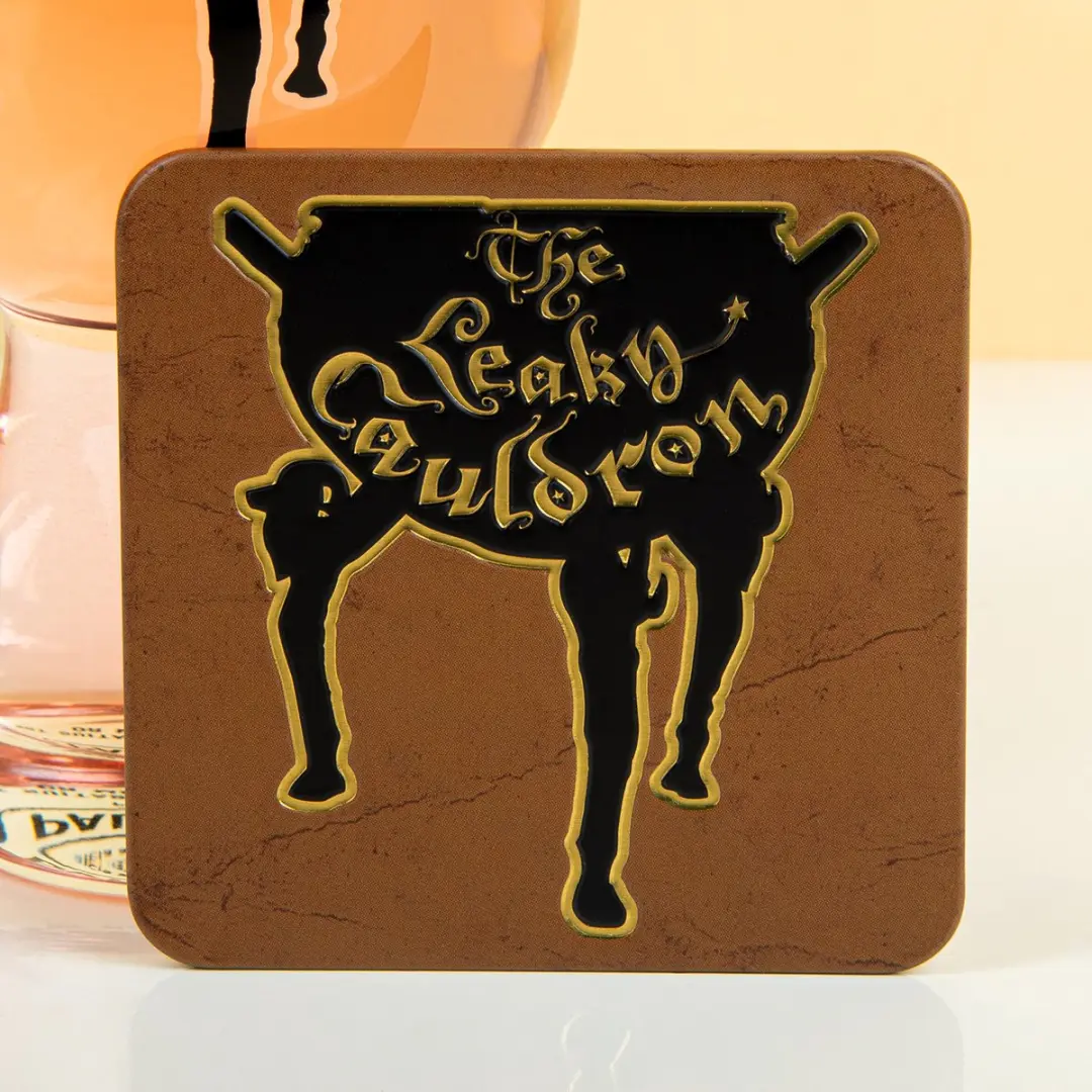 Paladone Harry Potter The Leaky Cauldron Glas 550ml - Onderzetter - 2 Stuks