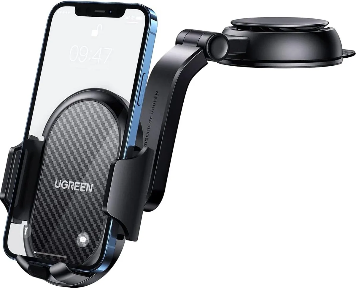 Ugreen Auto Telefoonhouder Windscherm - 7.2 Inch - Zwart
