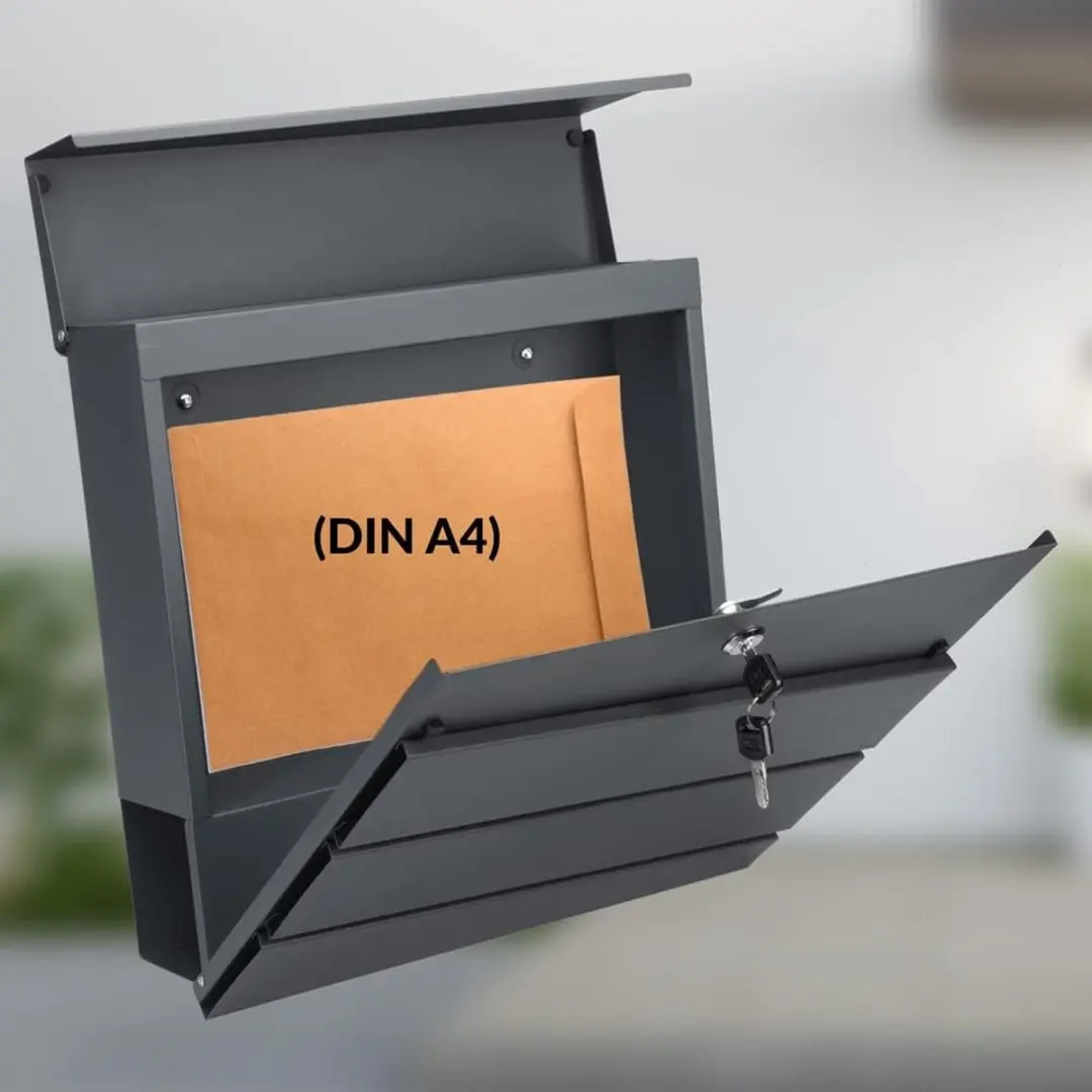 Monzana Wandbrievenbus Antraciet
