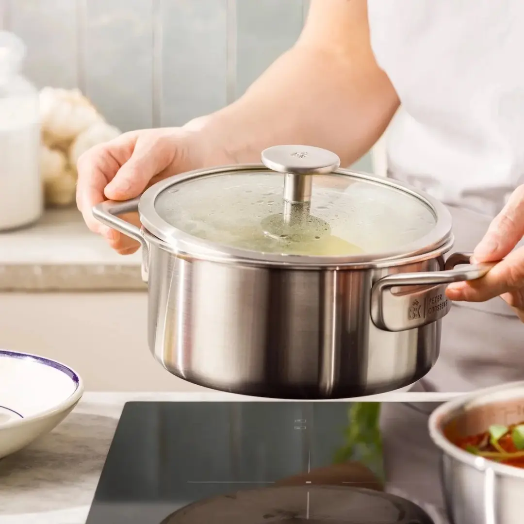 BK Maestro Triply RVS Kookpan 20cm - Zilver