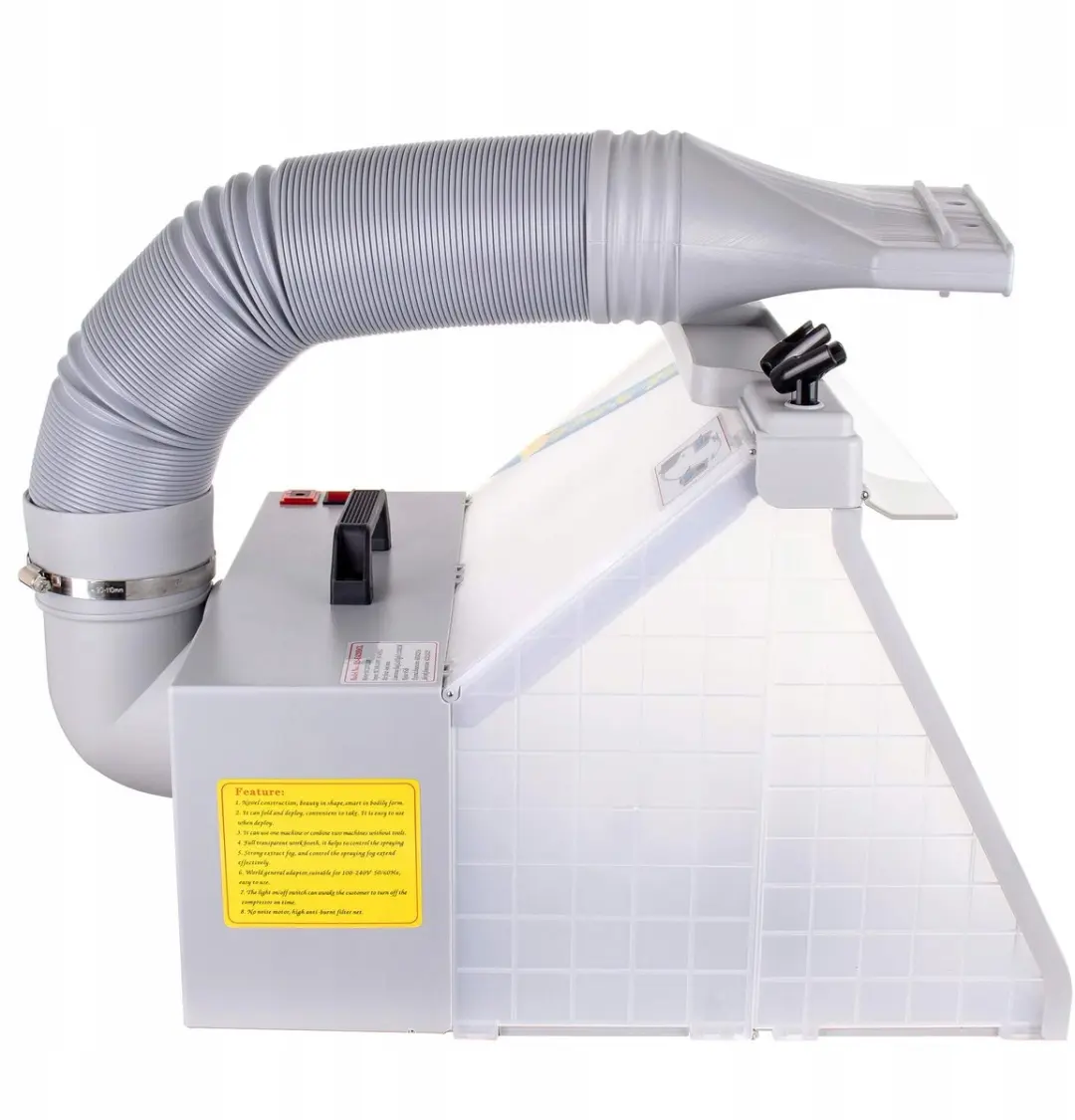 Technic Spuitcabine met LED-verlichting - 4 Aerograafhouders