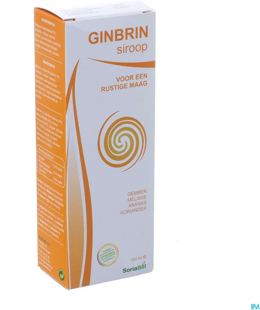 Soria Natural Ginbrin Siroop 150ml