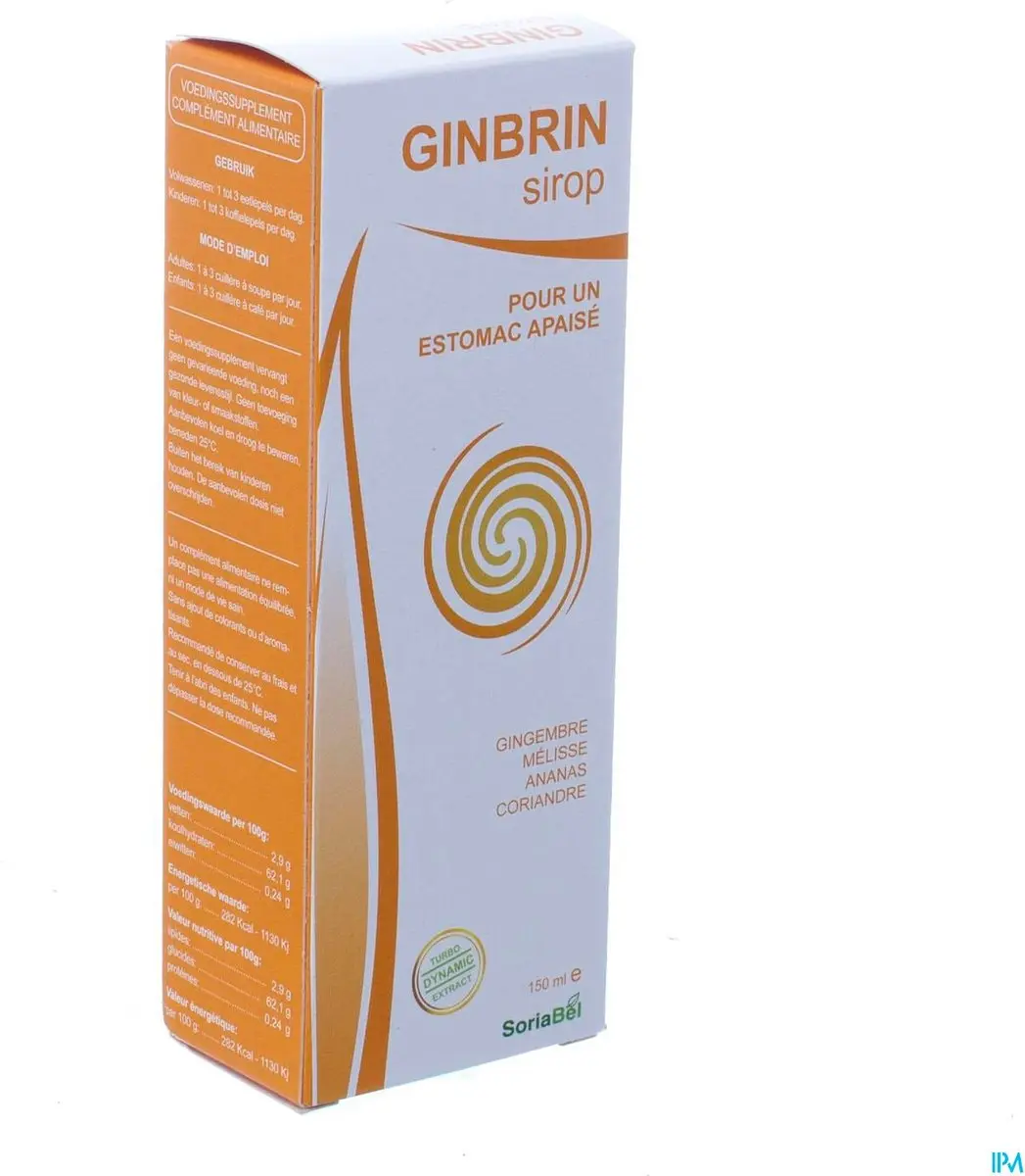Soria Natural Ginbrin Siroop 150ml