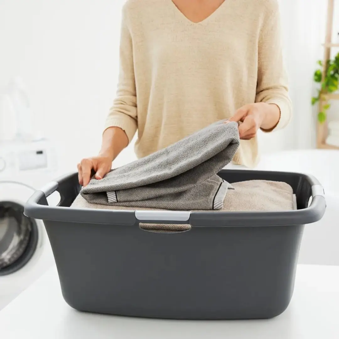 Rotho Flowers Wasmand 50L - Antraciet