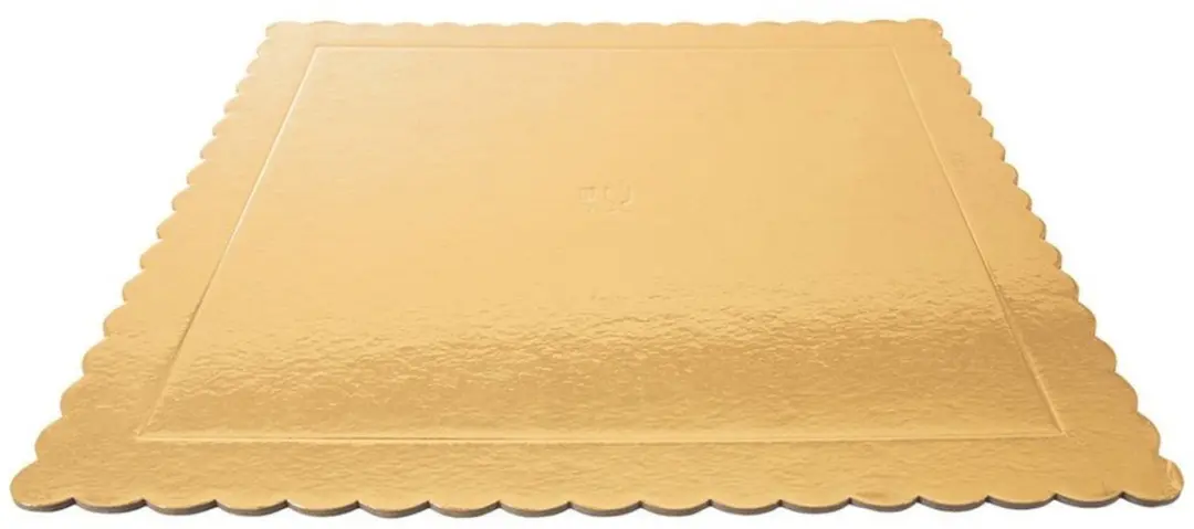 Orion Kwadratisch Taartonderlegger Goud 34x34cm - afbeelding 3 van 5