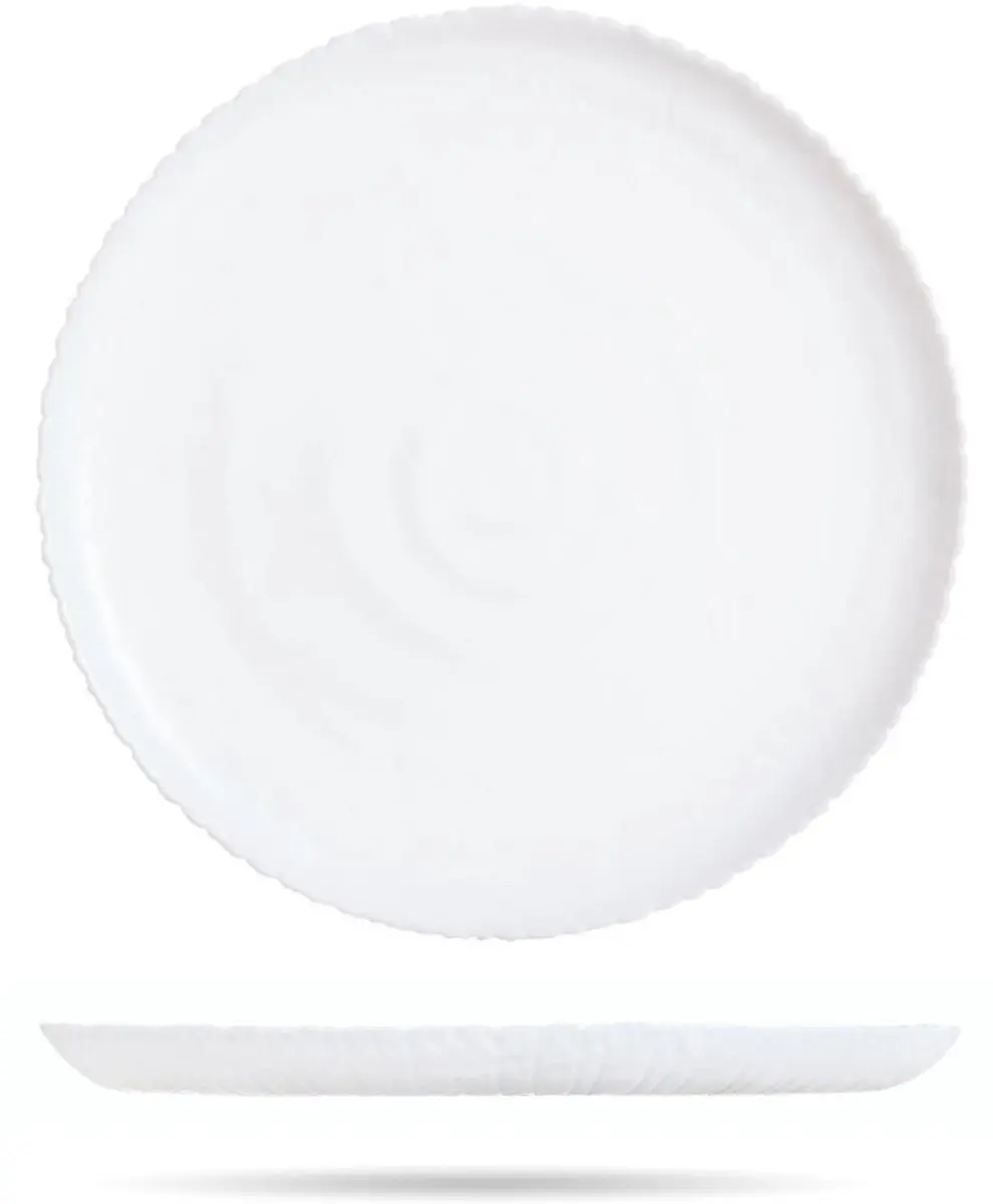 Luminarc Ammonite Servies 18-delig - 6 Personen - Wit