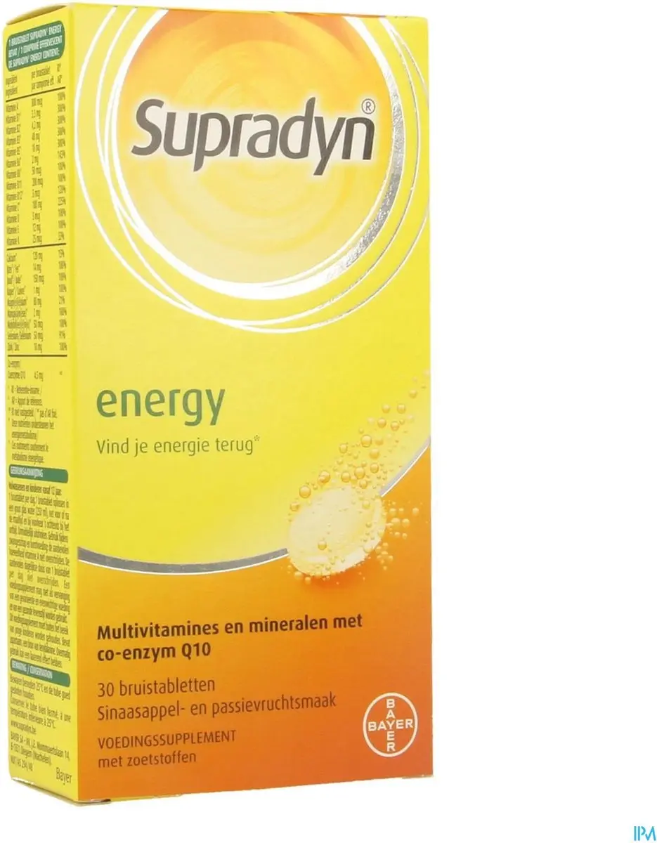 Bayer Supradyn Energy Bruistabletten 30 Stuks