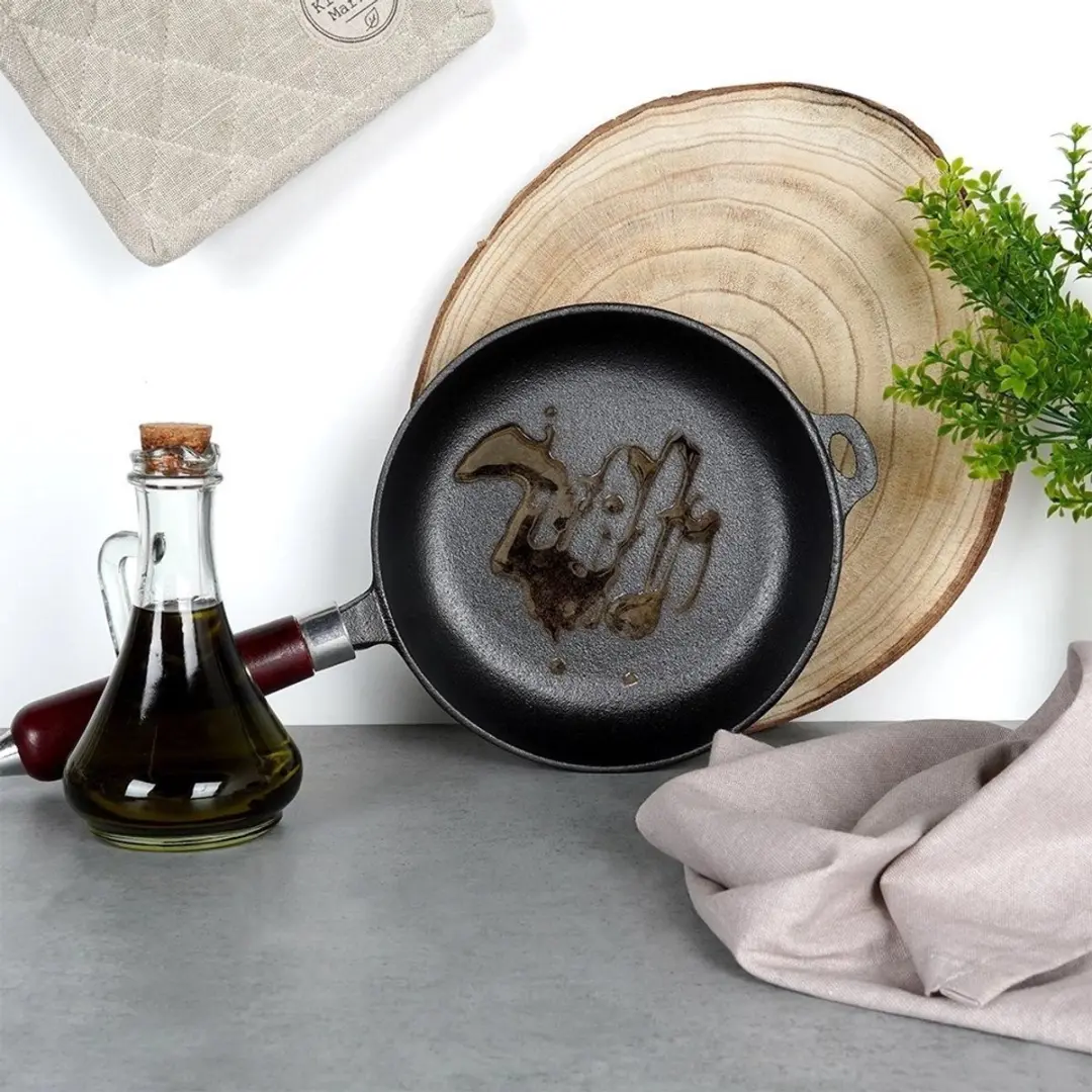 Orion Massieve Gietijzeren Pan 20cm - Inductie/Gas/Grill