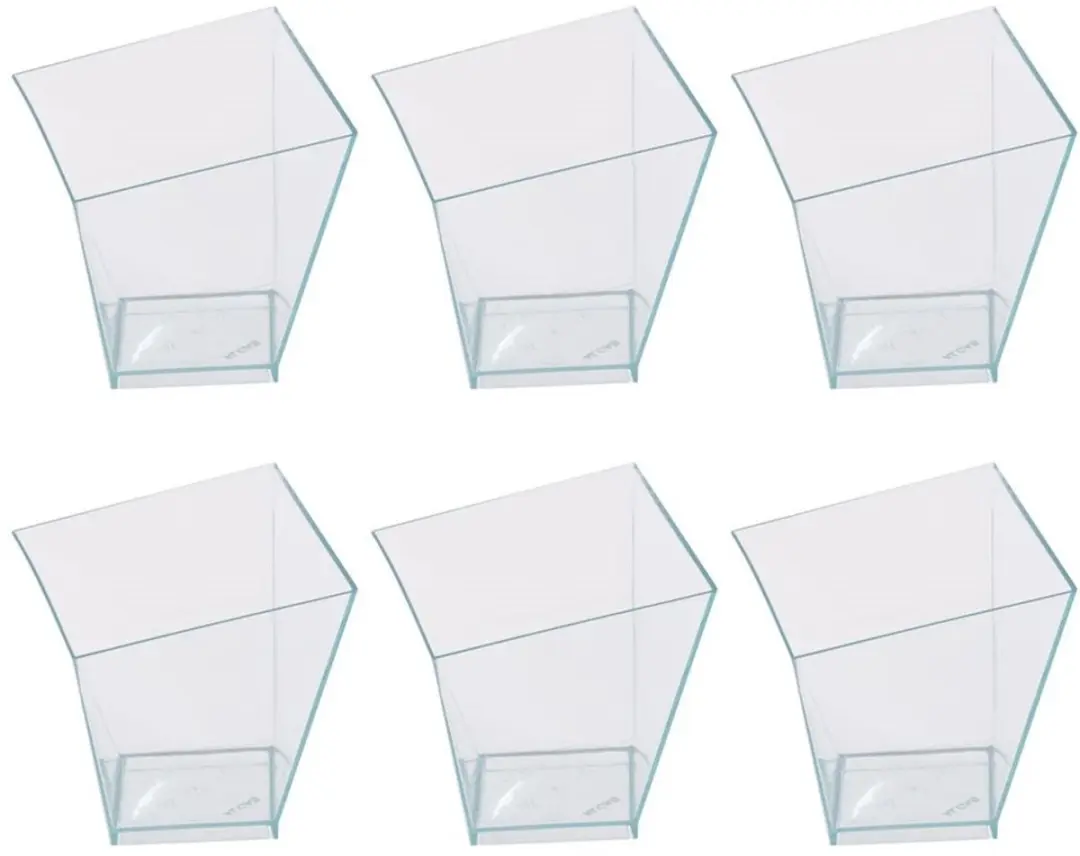 Orion Serveerschalen 120ml - Transparant - 6 Stuks