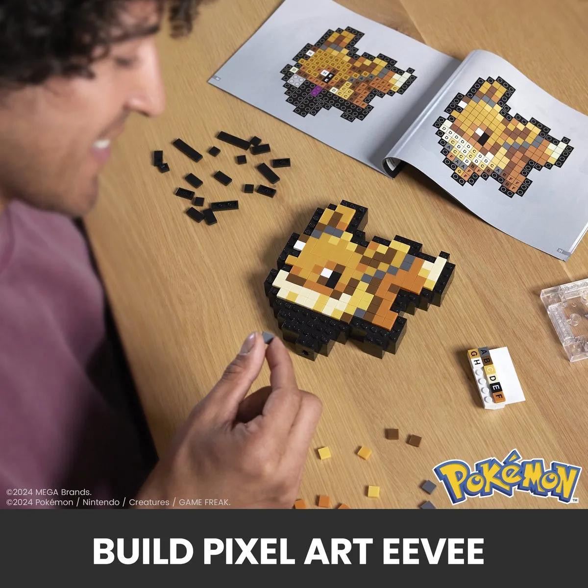 Mattel Pokémon MEGA Eevee Pixel Art Bouwset - Multi