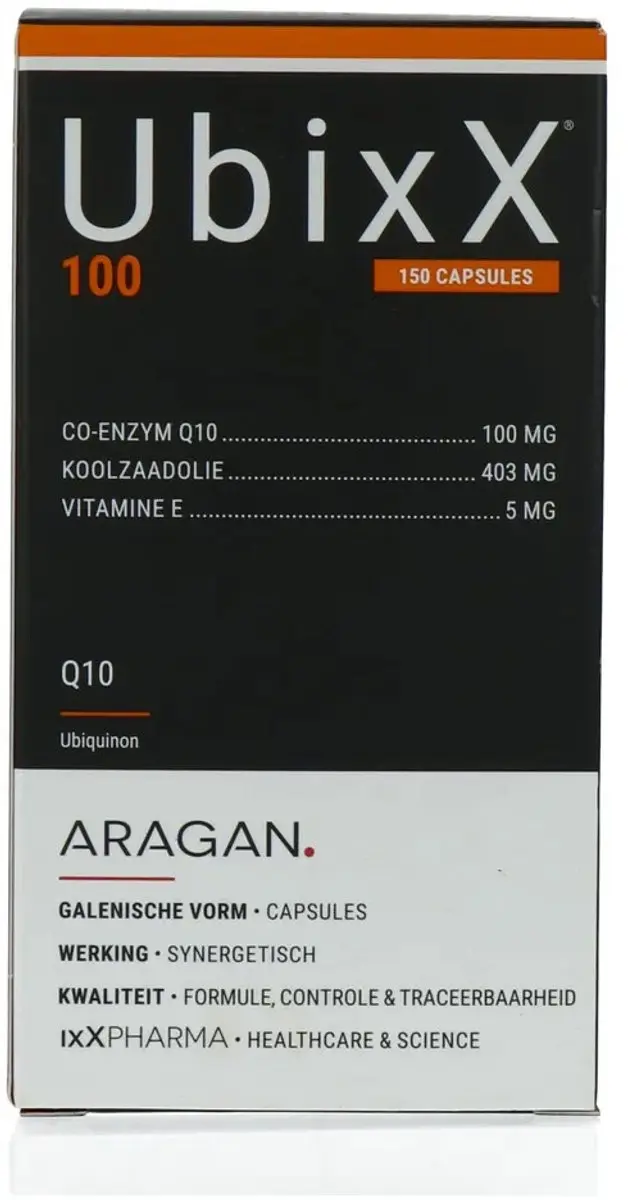 ixX Pharma UbixX 100 Softgels - 150 Stuks