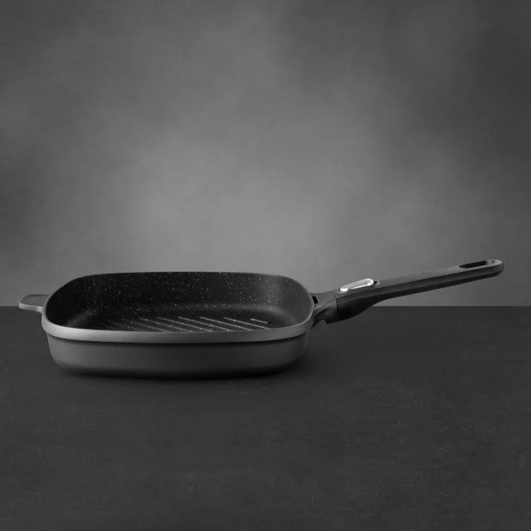 BergHOFF Grillpan 28cm - PFAS-vrij - Zwart