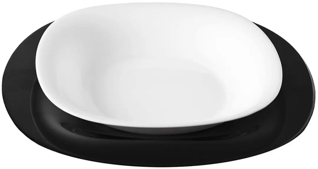 Orion Luna Serie Serviesset 18-delig - Wit/Zwart