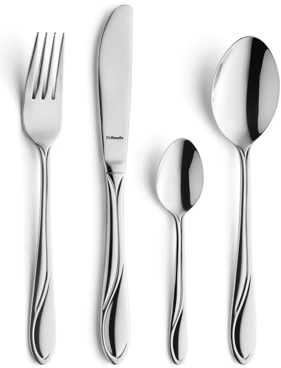 Amefa Whisper 56-delig Bestekset RVS - 14 Personen - Multicolor
