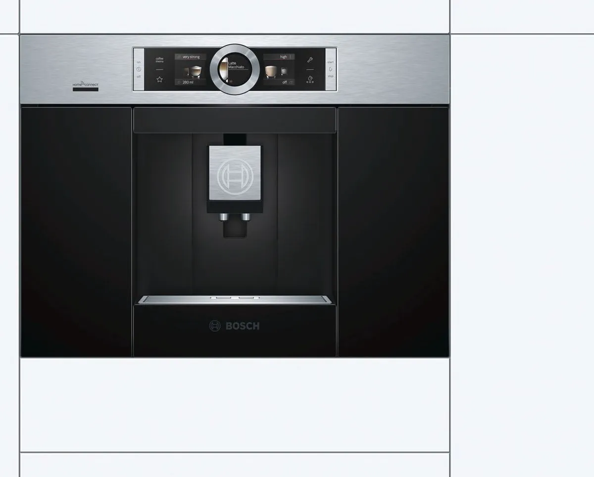 Bosch Serie 8 CTL636ES6 Inbouw Espresso Volautomaat - Zwart