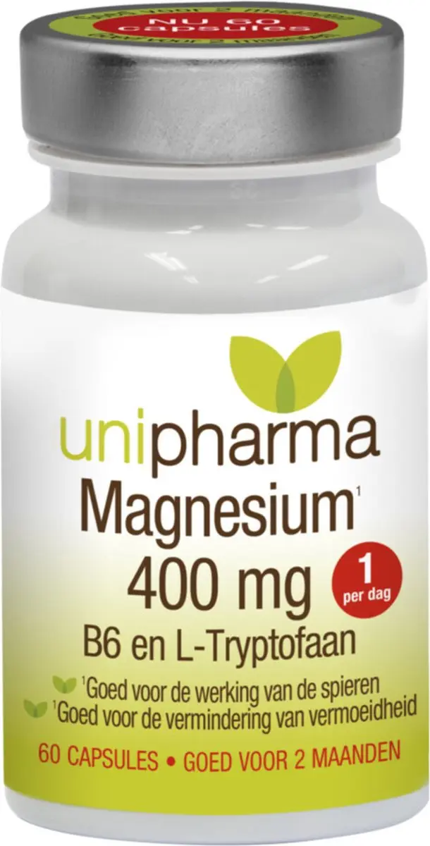 Unipharma Magnesium 400mg B6 Capsules