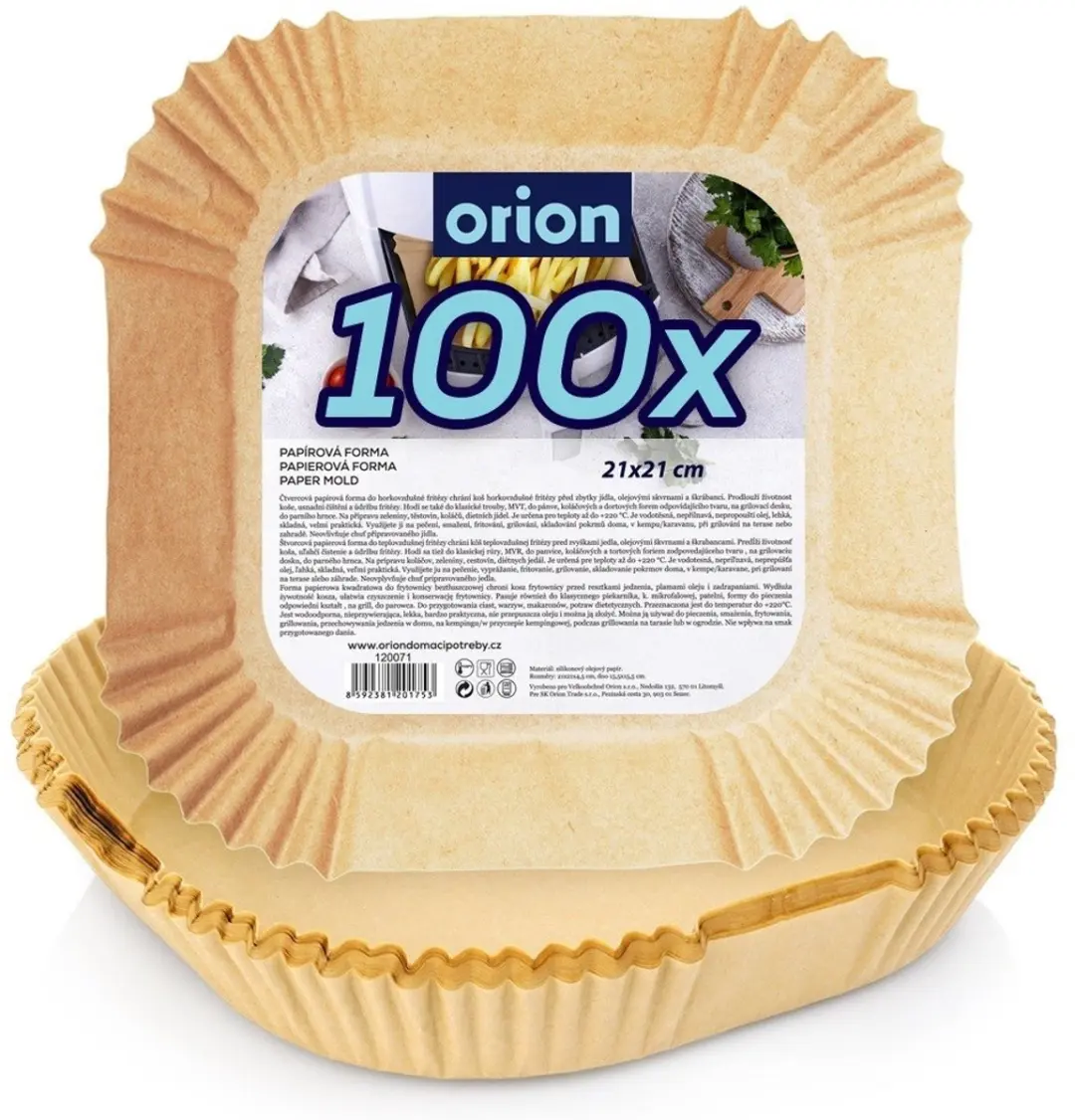 Orion Airfryer Papieren Inleg
