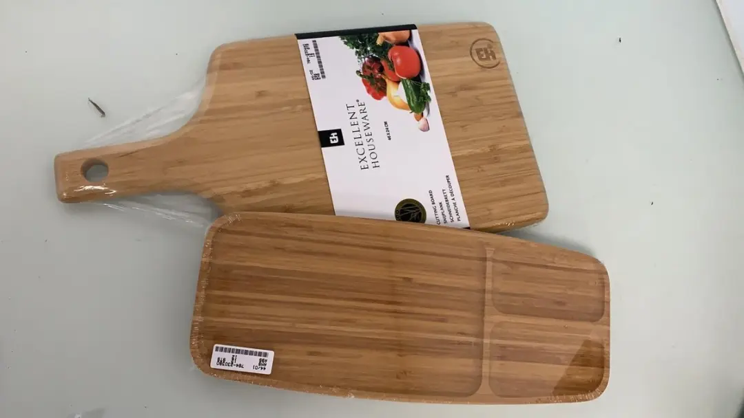 Excellent Houseware Bamboe Snijplank 46x24cm - Beige - afbeelding 3 van 6