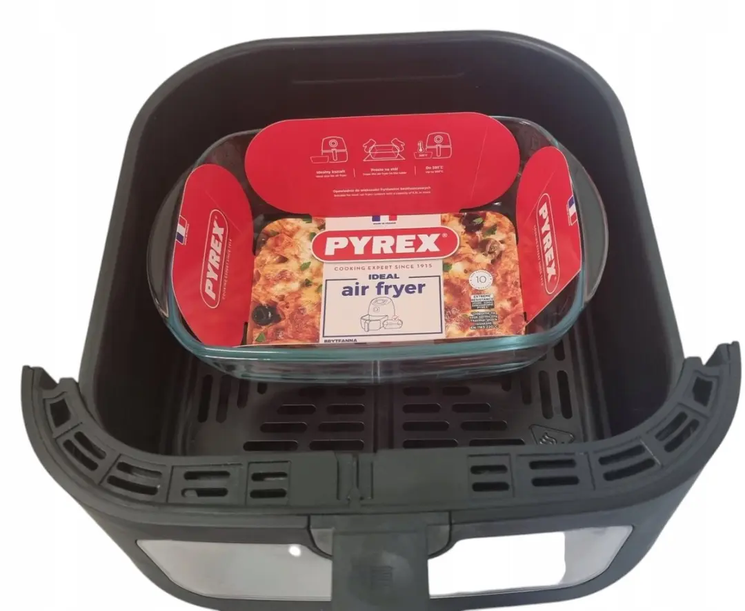 PYREX Air Fryer Schaal 1.2L - Transparant