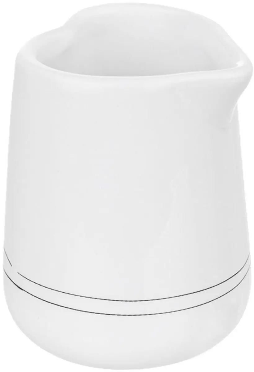 Orion Keramisch Melkkannetje 120ml - Hartvormig - Wit