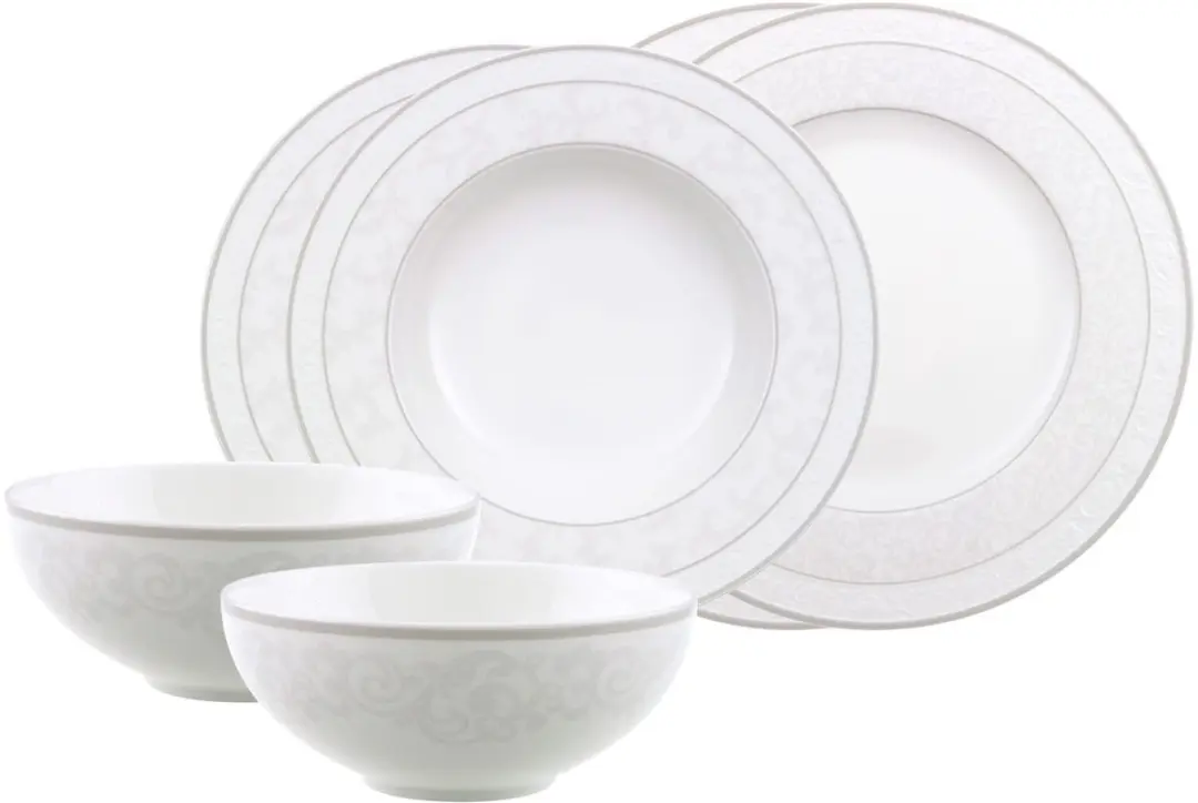 Villeroy & Boch Basic-Set Gray Pearl Set 6-delig