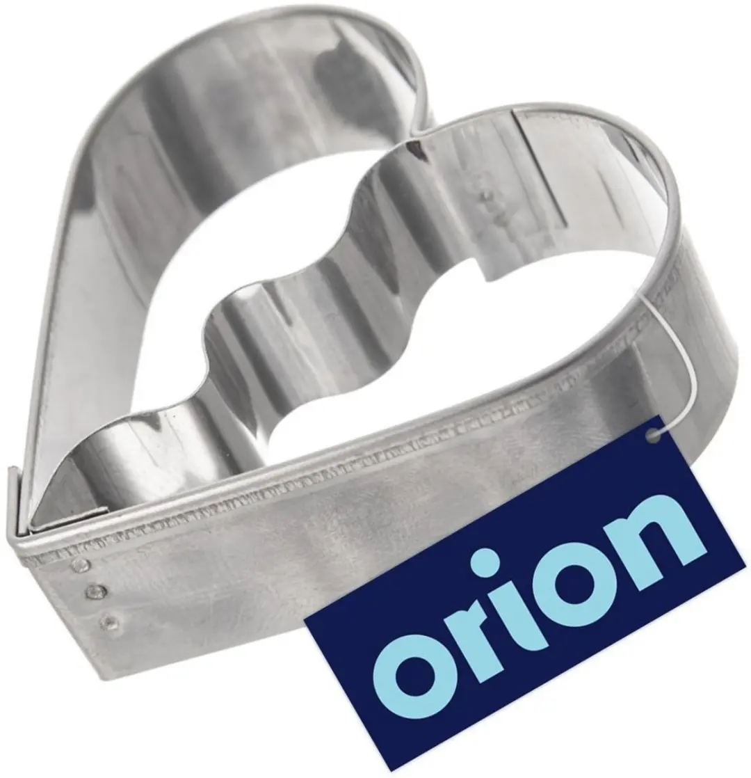 Orion Hartvorm Koekjessteker 5,5cm - Zilver - afbeelding 5 van 6