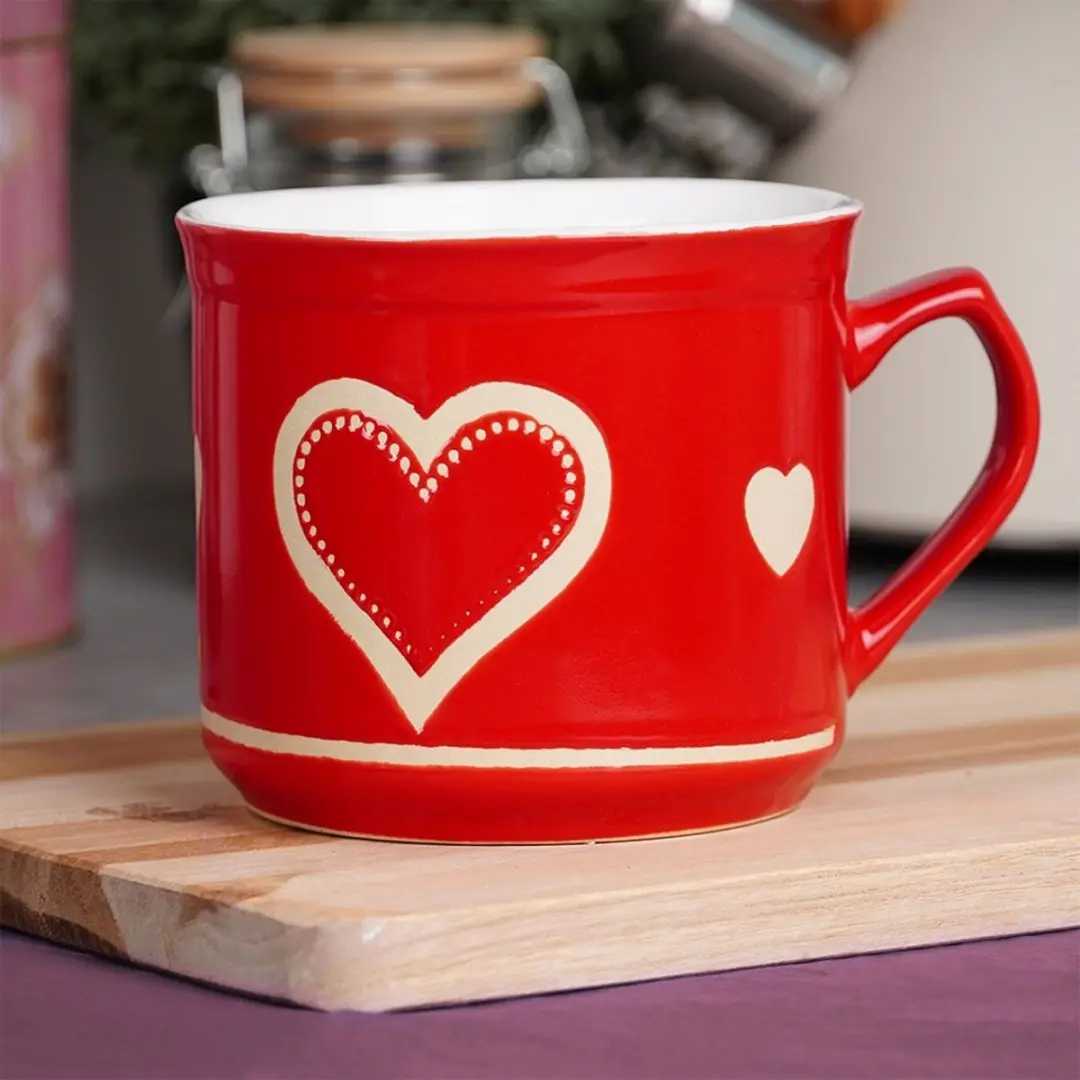 Orion Keramische Mok 650ml - Rood