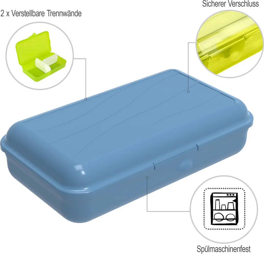 Rotho Lunchbox Fun Horizon 1.7L - Blauw