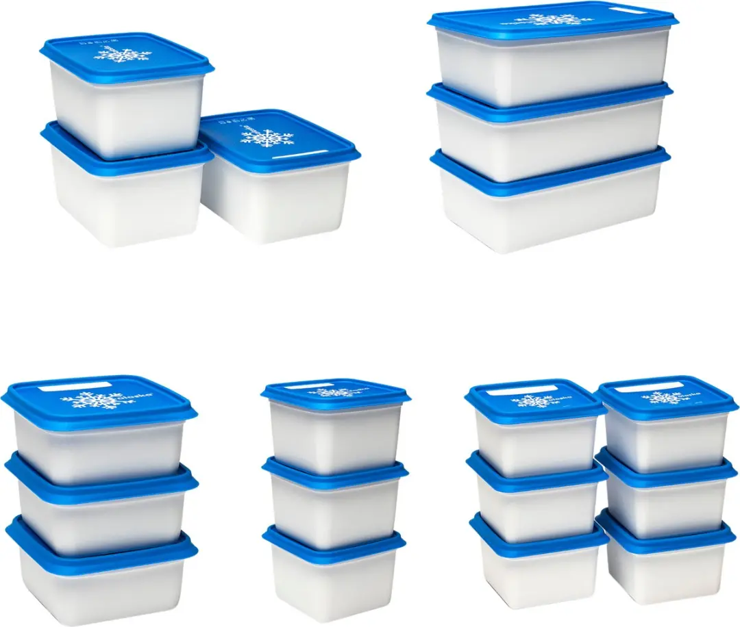 Amuse Alaska Diepvriesdozen Set 21-delig - Stapelbaar BPA-vrij