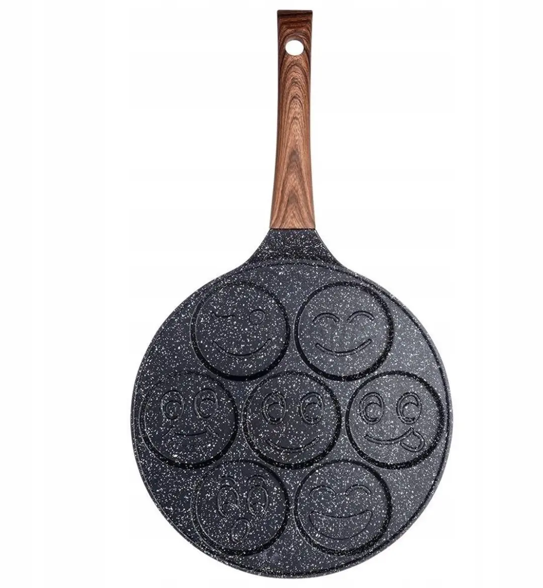 Orion Niet-klevende Pan 26cm - 7 Eieren - Black - afbeelding 5 van 5
