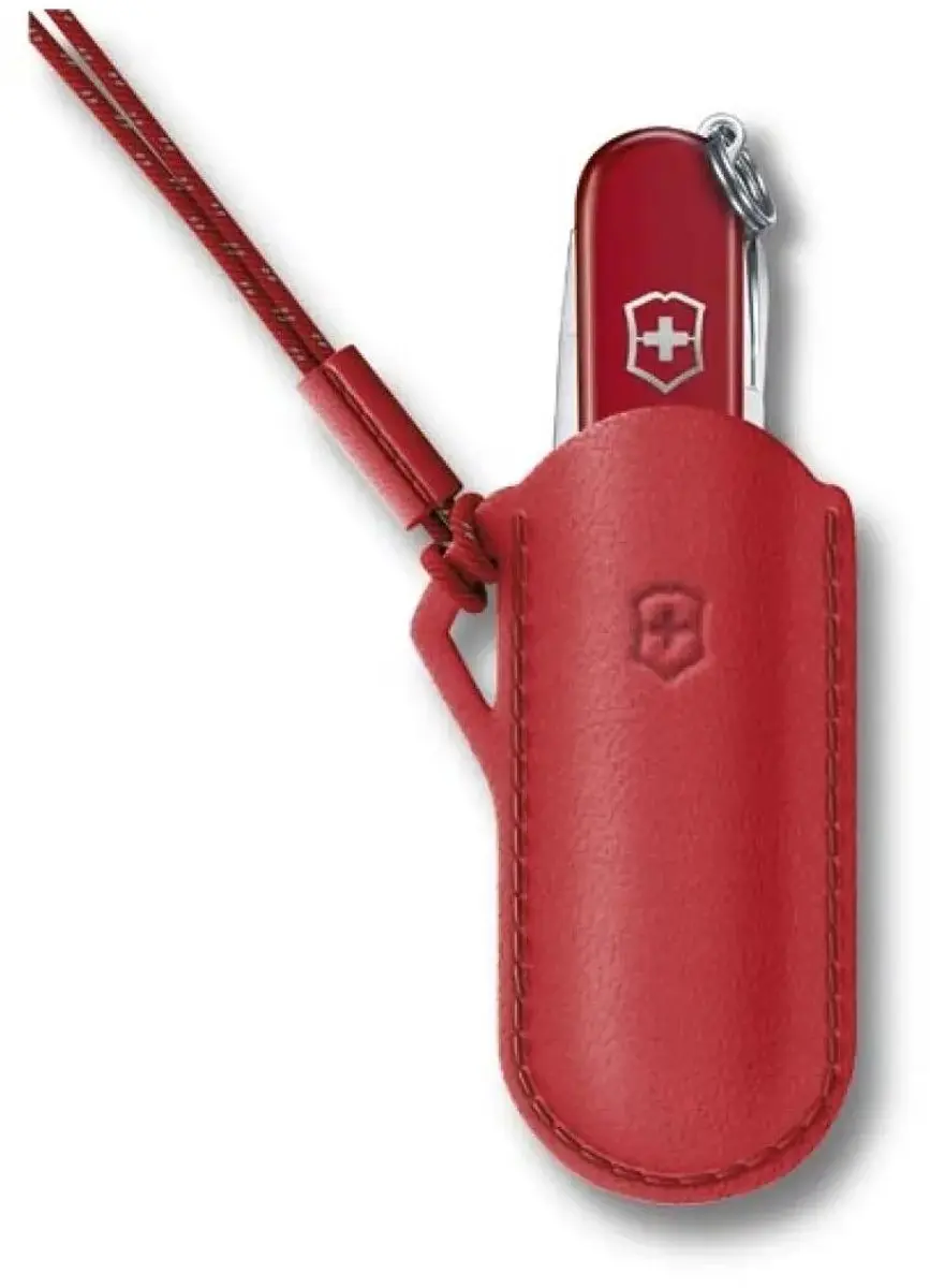 Victorinox Style Icon Leren Etui - Rood