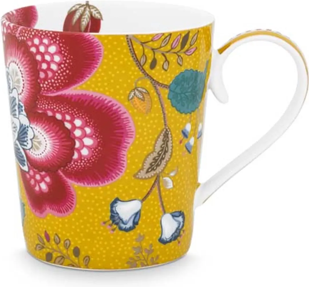 Pip Studio Alphabetmok R - 350ml - Geel