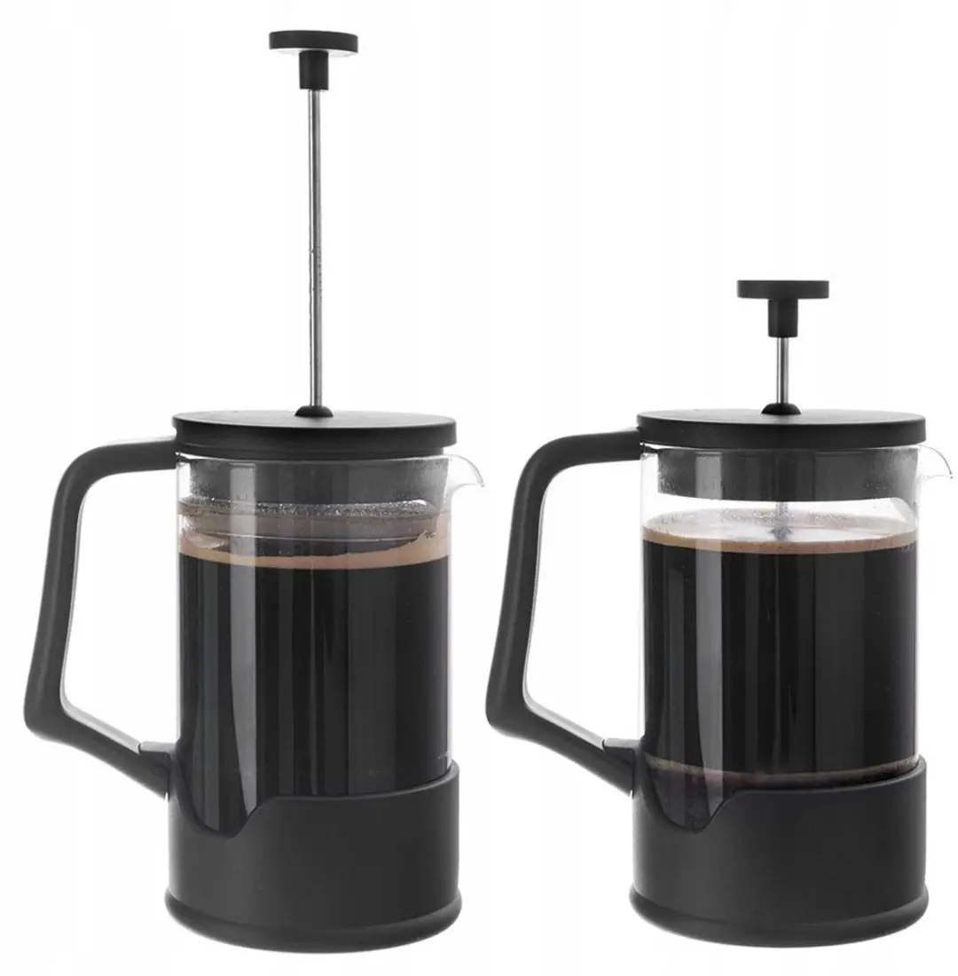 Orion Glazen Koffiezetter 650ml - Zwart - afbeelding 3 van 5