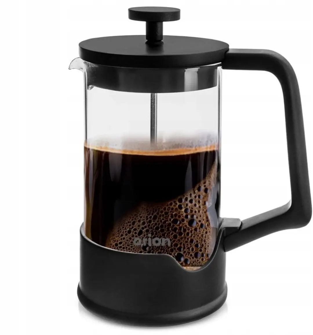 Orion Glazen Koffiezetter 650ml - Zwart - afbeelding 2 van 5