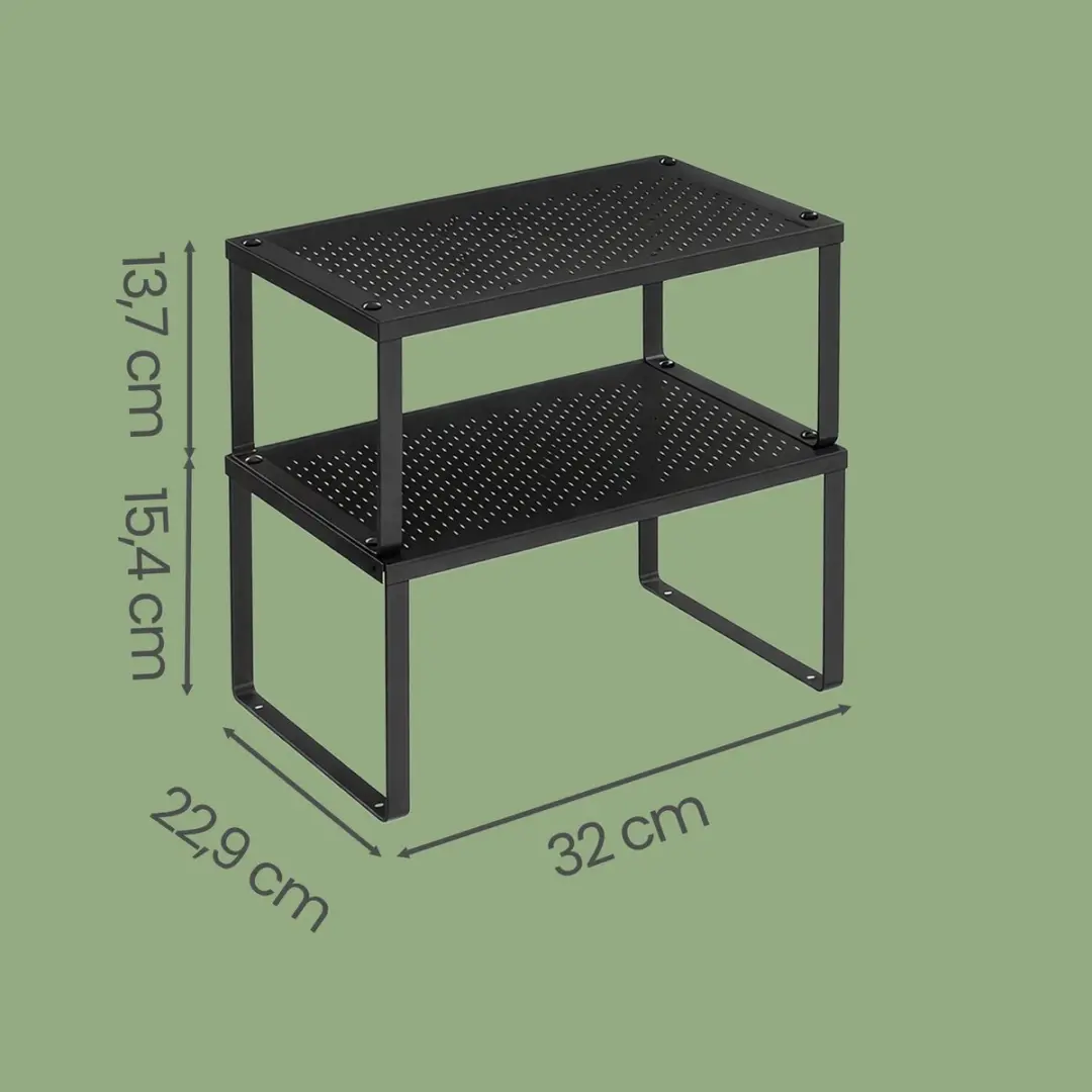 Songmics Kruidenrek Set 4-delig Groen - afbeelding 4 van 6