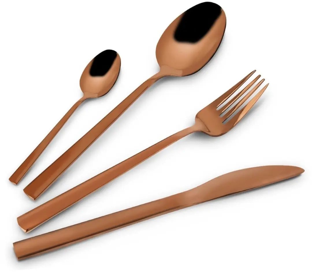 Orion Copper Serie Bestekset 24-delig - 6 Personen - Koperkleur