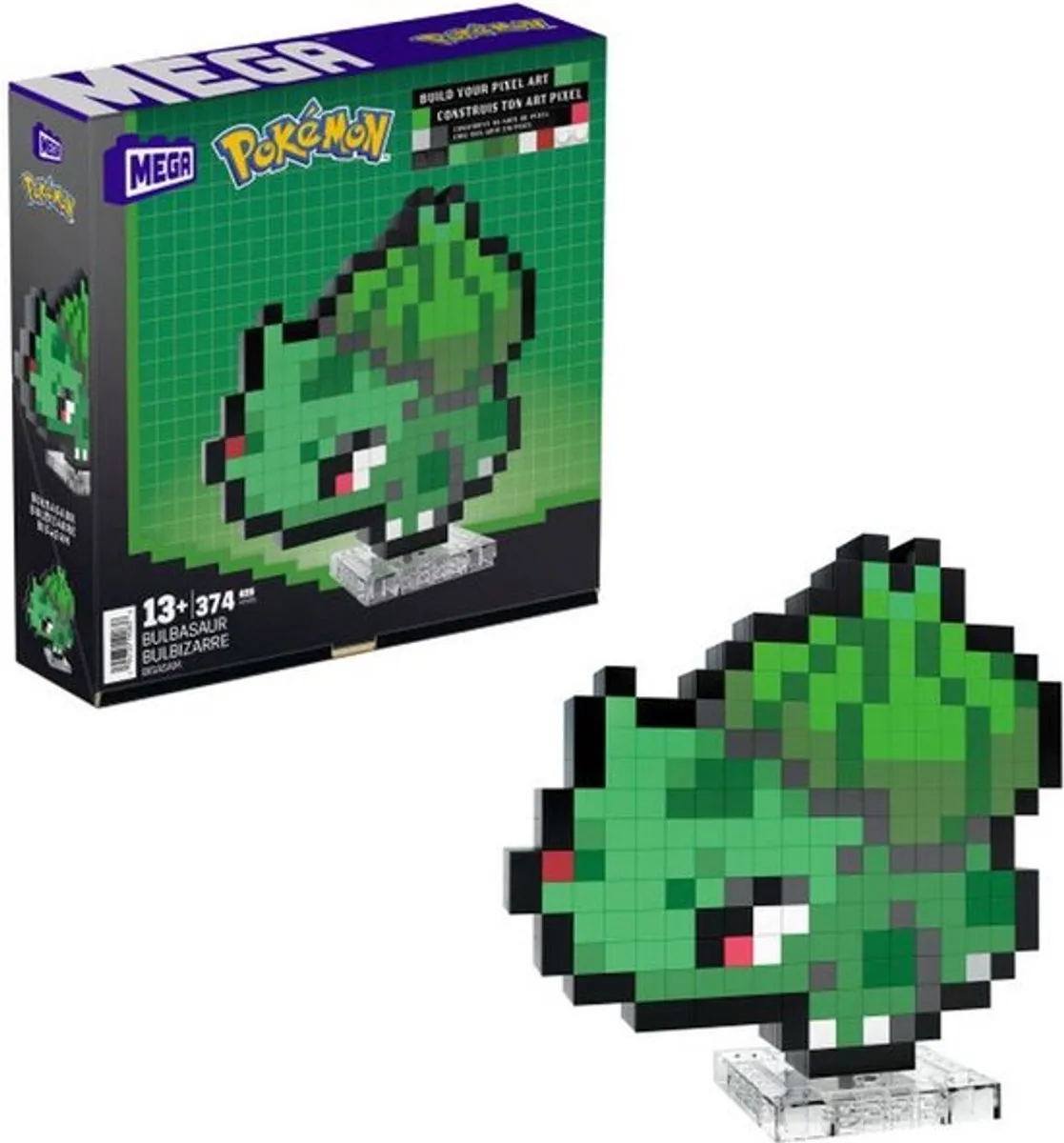 Mattel Pokémon Bisasam Pixel Art